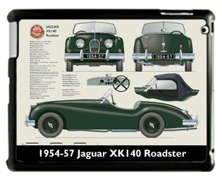 Jaguar XK140 Roadster (wire wheels) 1954-57 Large Table Cover